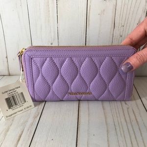 Vera Bradley Leather Georgia Wallet Lavender